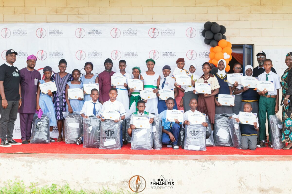 The House of Emmanuels Foundation Awards Three-Year Scholarships to 20 Ogun Students, Gives Prizes to Over 300 Participants